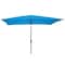 Pure Garden 10 Rectangular Umbrella, Bright Blue 50-LG1281 - alternate 2